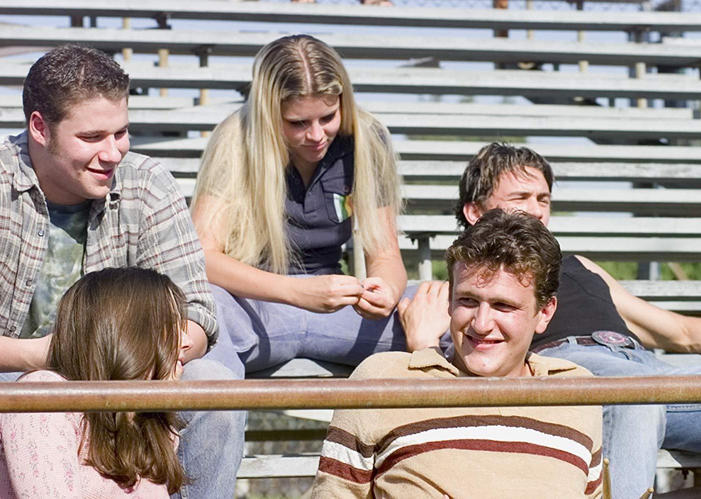 Actors in a scene from ‘Freaks and Geeks’.