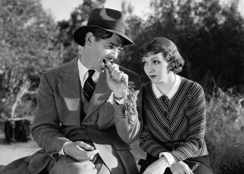 Actors in a scene from ‘It Happened One Night’.