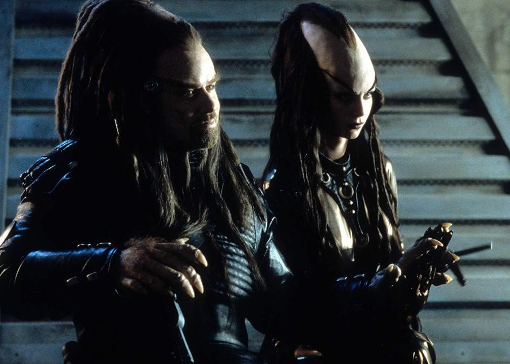 John Travolta in scene from the film 'Battlefield Earth’.