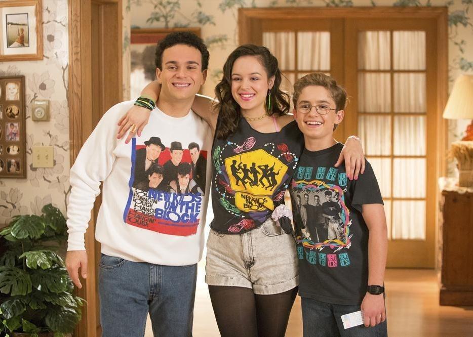 Actors in an episode of ‘The Goldbergs’.