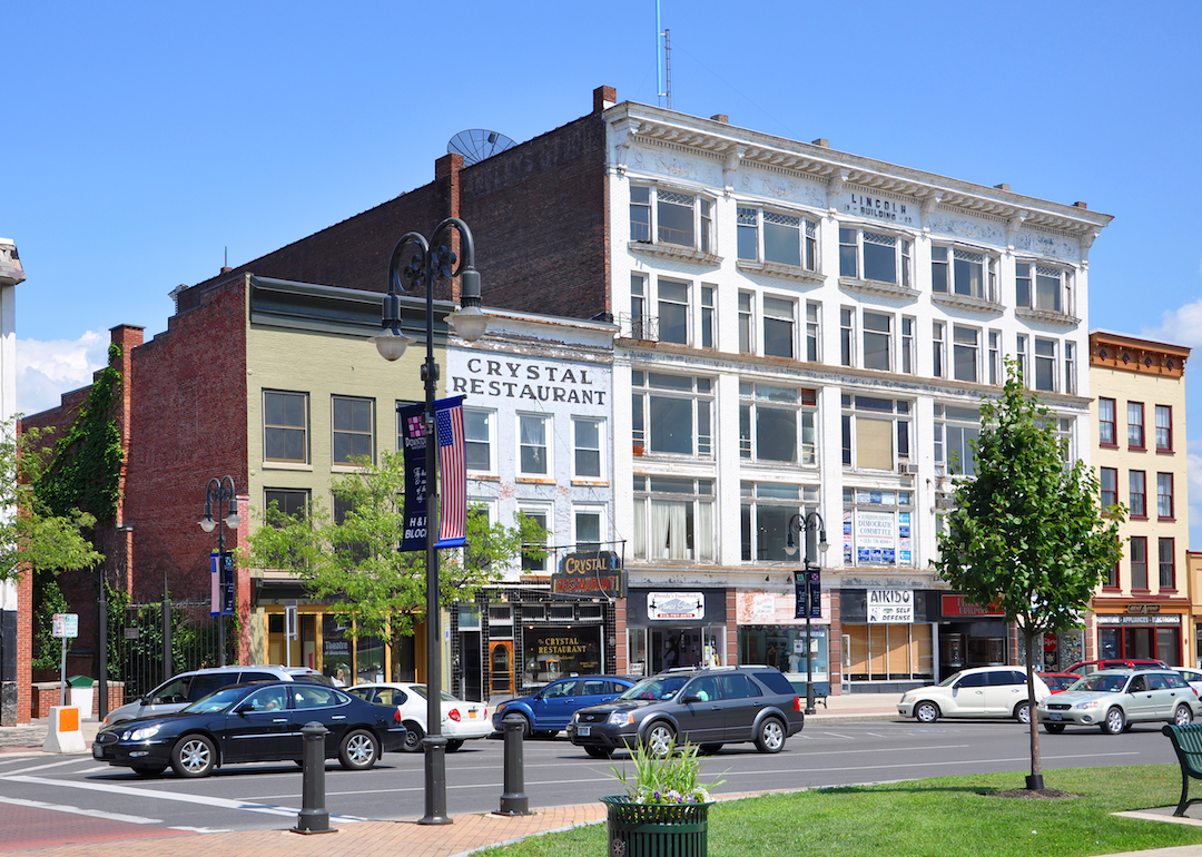 Commercial buildings in Watertown.