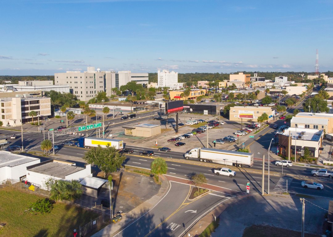 An aerial view of Ocala.