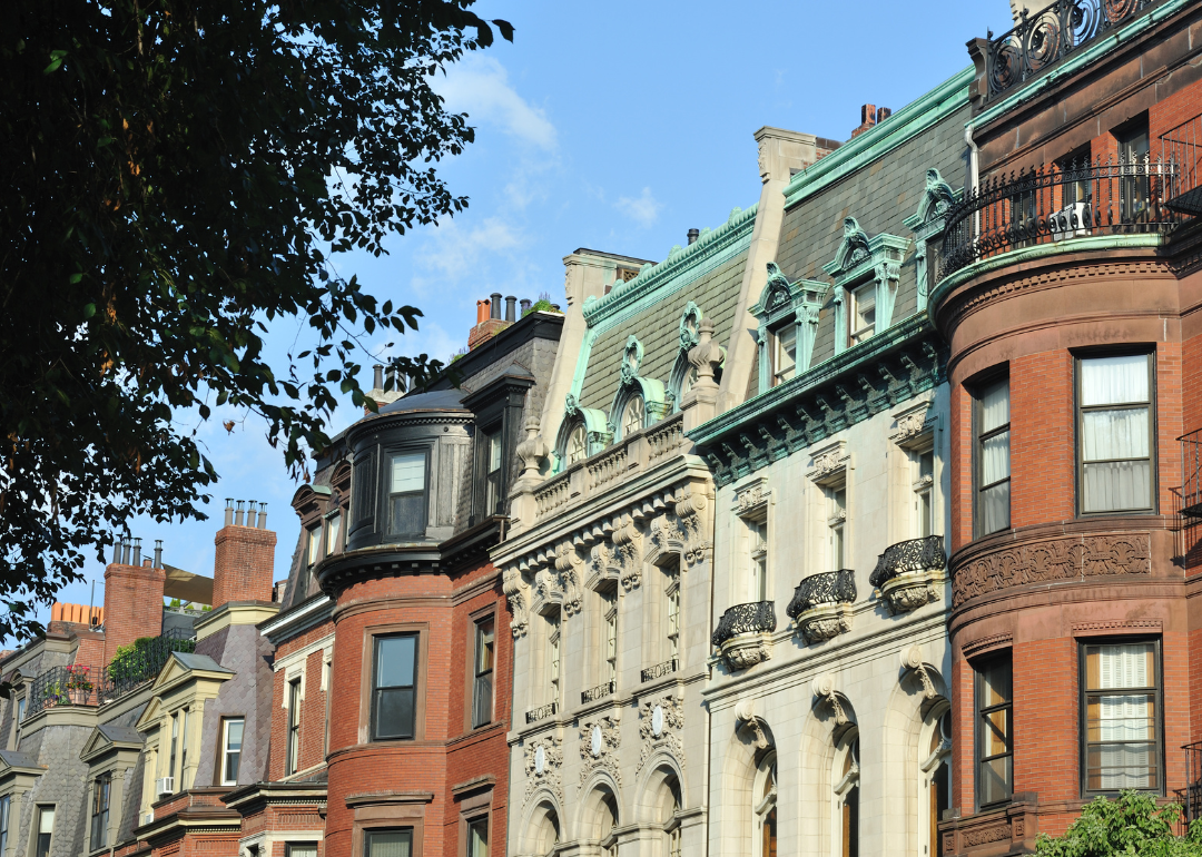 Historic row homes in Boston.