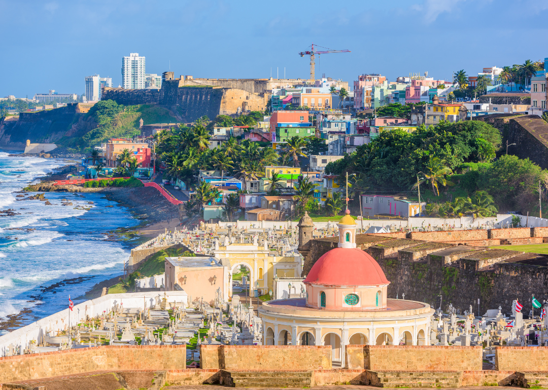The city of San Juan on the coast.