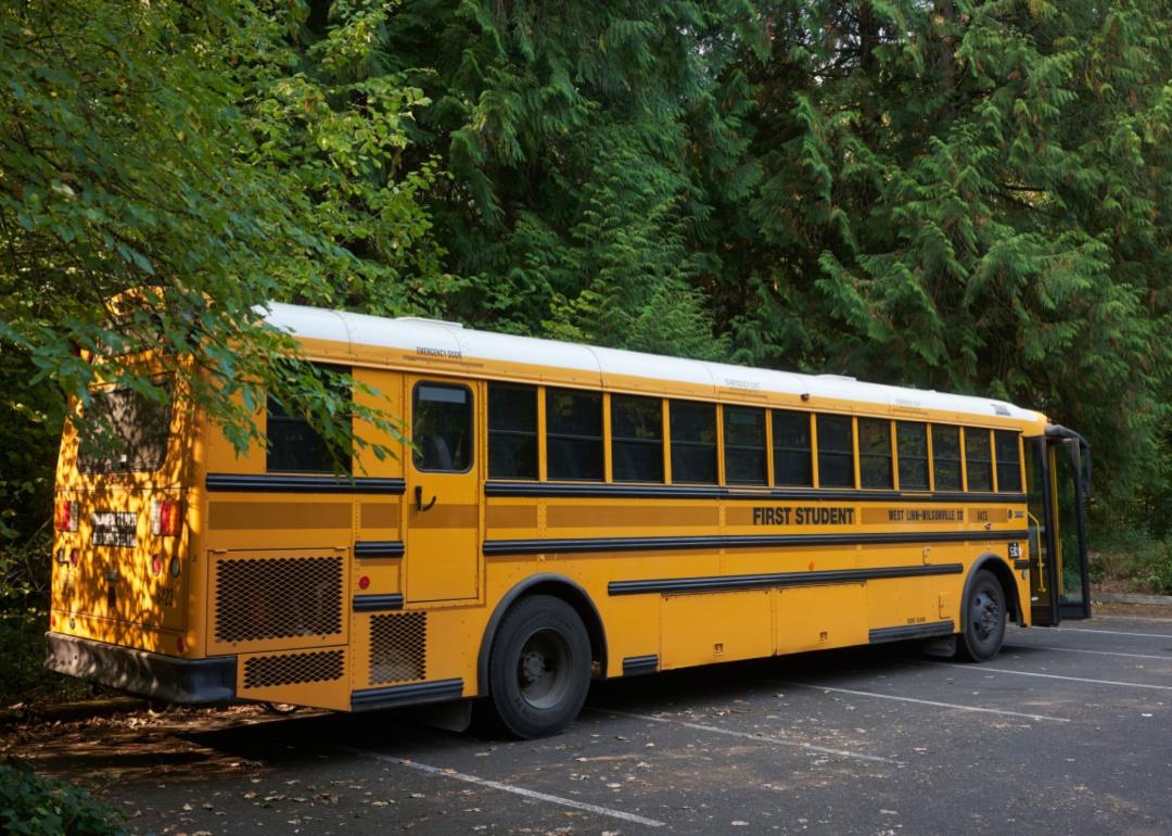 A West Linn-Wilsonville school bus.