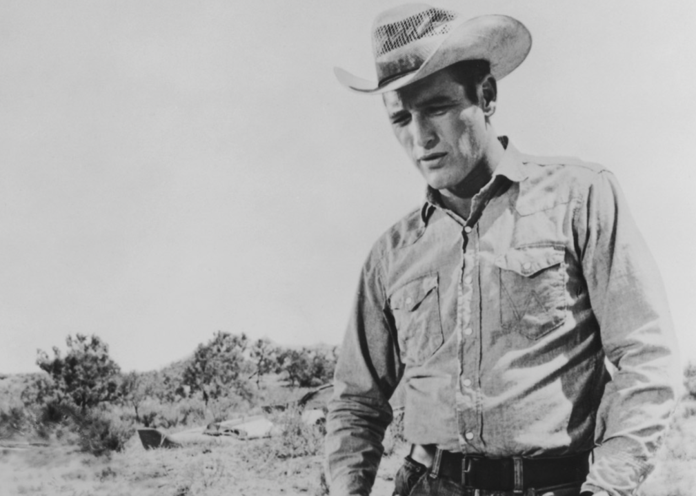 Paul Newman in a scene from "Hud"