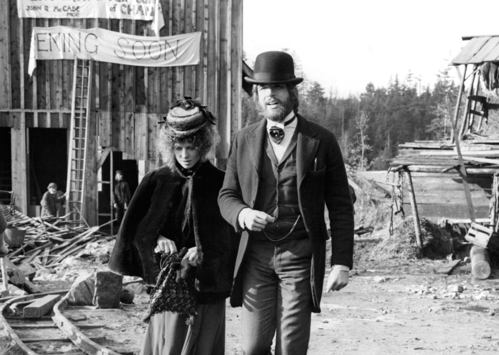 Warren Beatty and Julie Christie in a scene from "McCabe & Mrs. Miller"