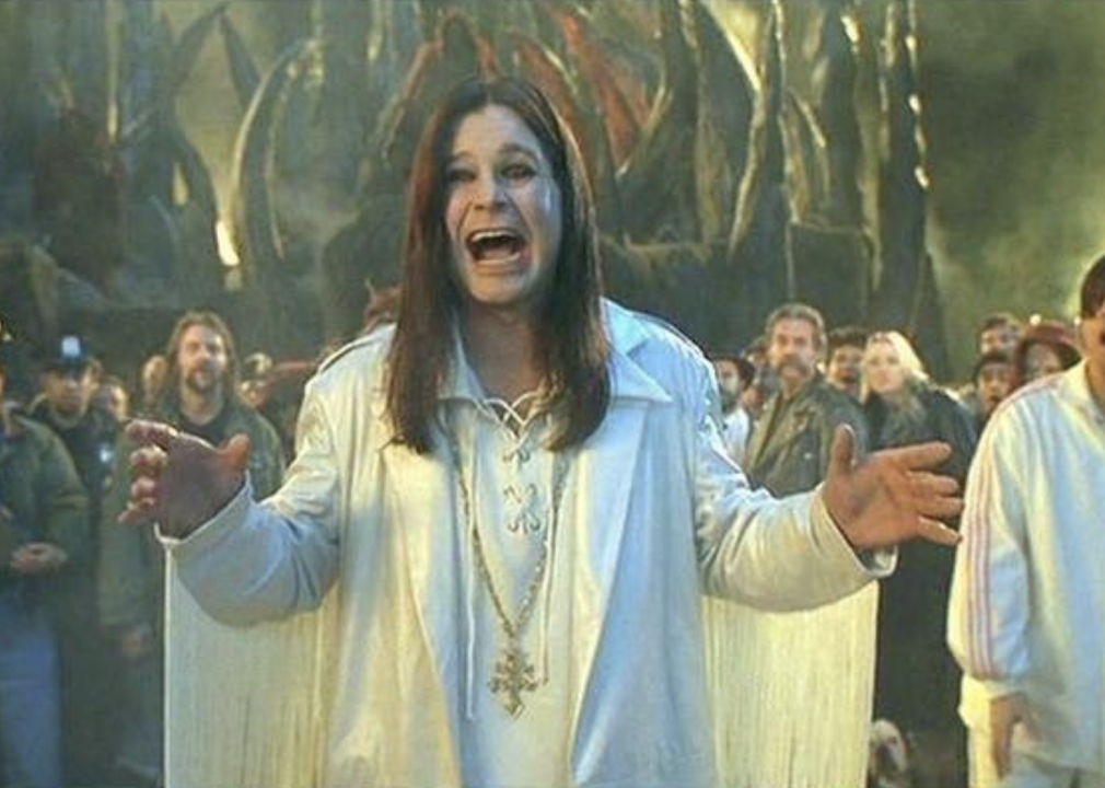 Ozzy Osbourne in a scene from "Little Nicky"