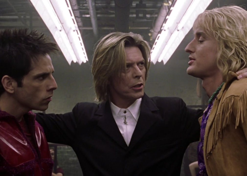 David Bowie in a scene from "Zoolander"