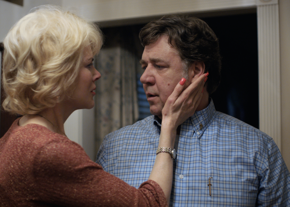 Nicole Kidman and Russell Crowe in a scene from "Boy Erased"