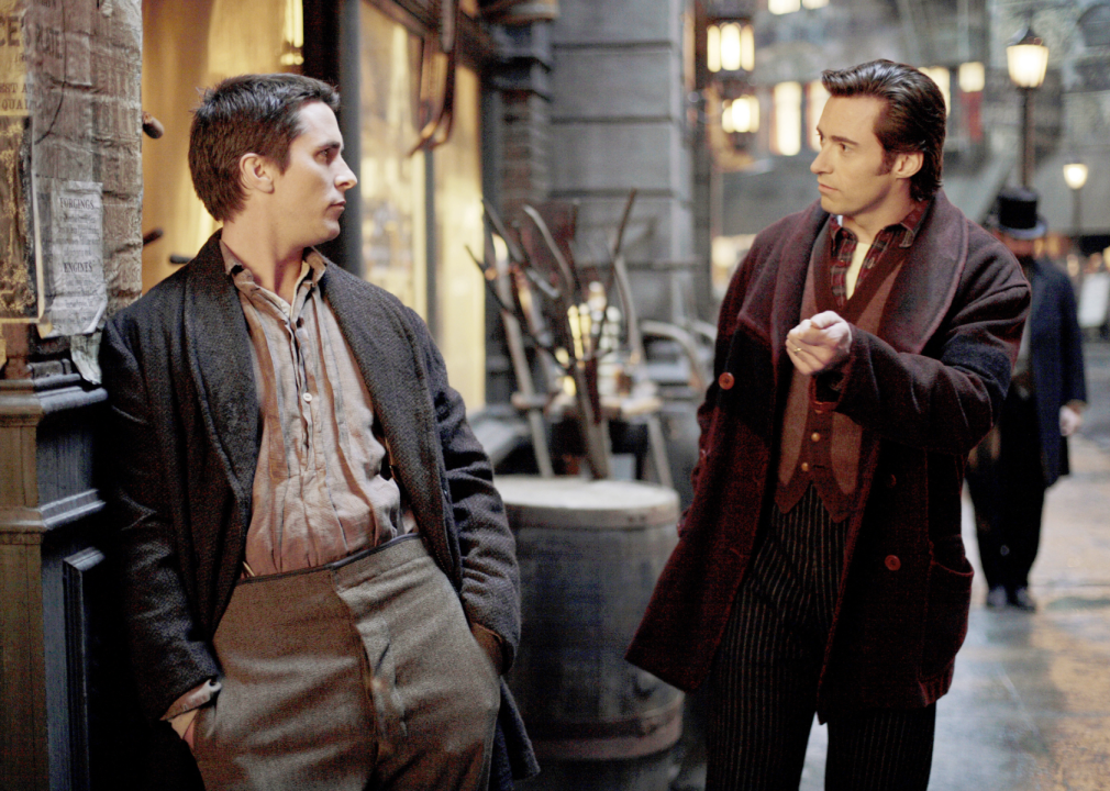 Christian Bale and Hugh Jackman in "The Prestige"