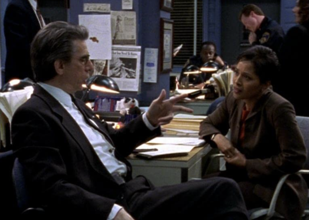 Richard Belzer and Toni Lewis in "Homicide: Life on the Street"