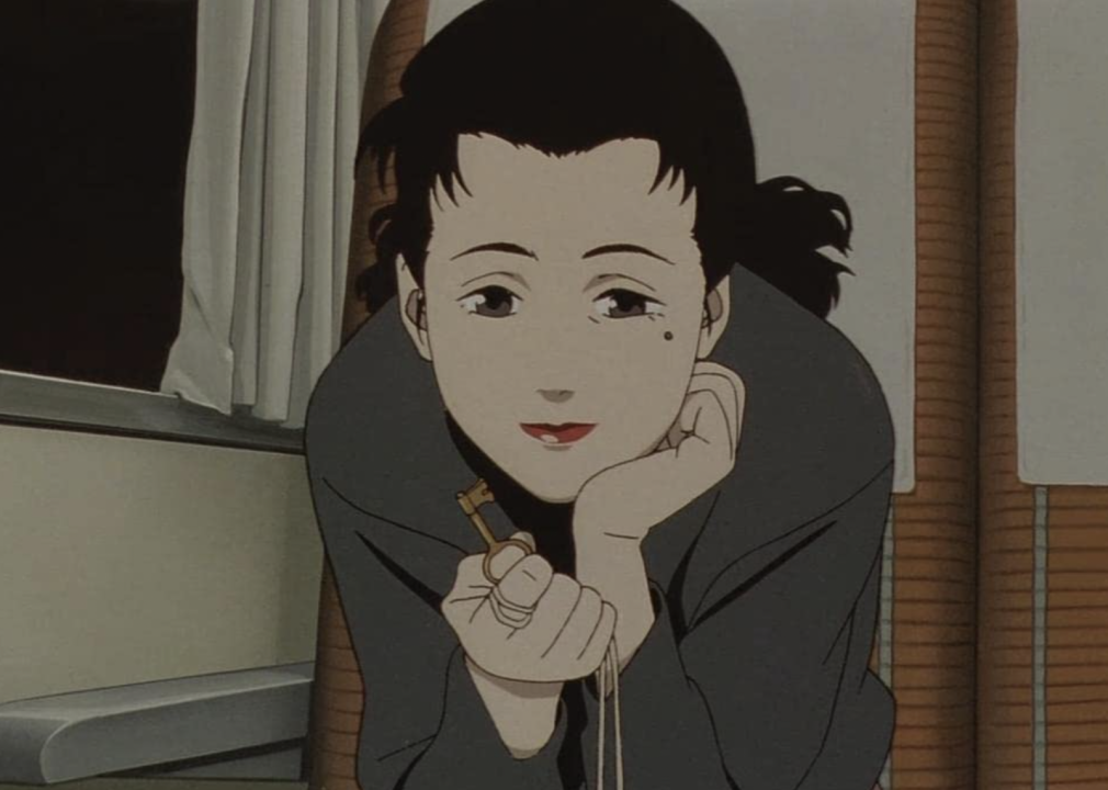 A screengrab of a scene from "Millennium Actress"