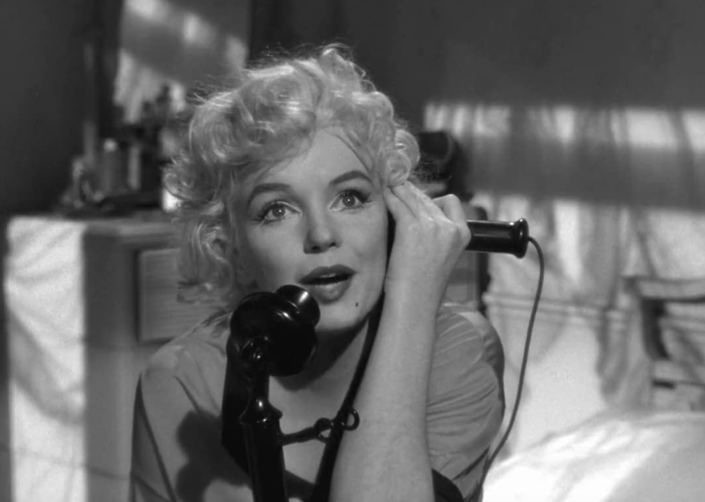 Marilyn Monroe in a scene from 