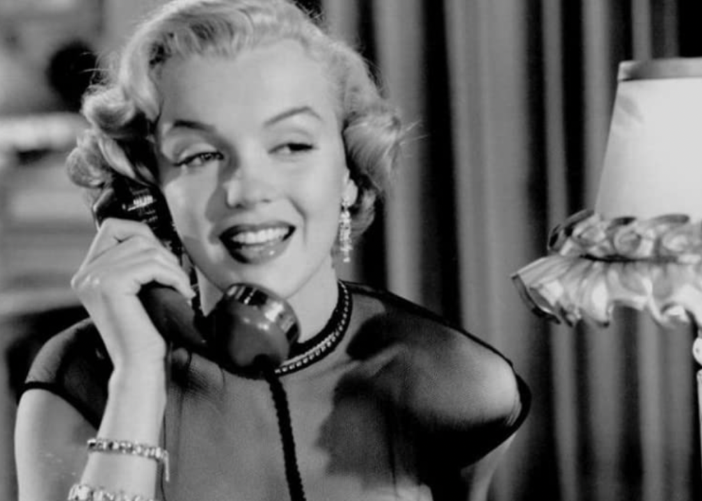 Marilyn Monroe in a scene from "As Young as You Feel"