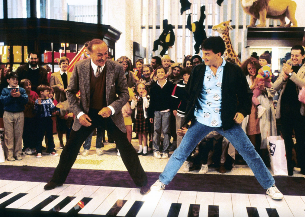 Tom Hanks and Robert Loggia in a scene from "Big"