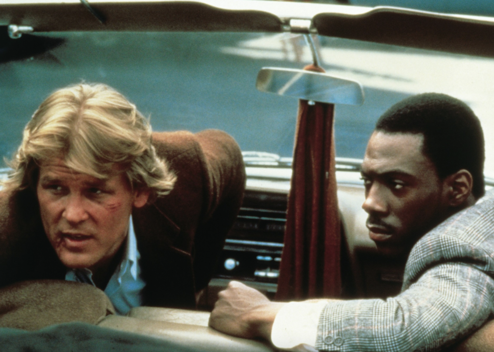 Eddie Murphy and Nick Nolte in "48 Hrs."