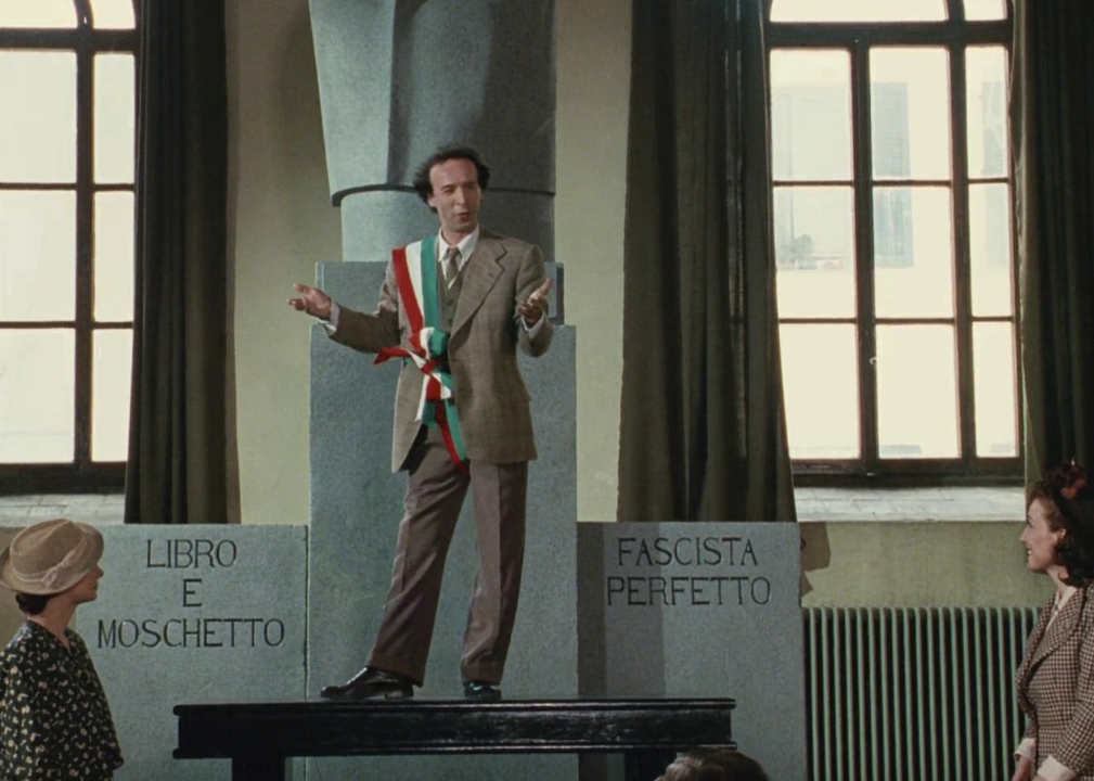 Roberto Benigni in "Life Is Beautiful"