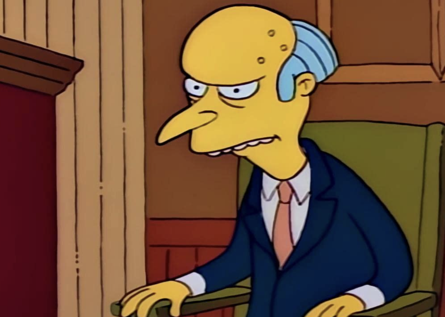 Harry Shearer's character in The Simpsons