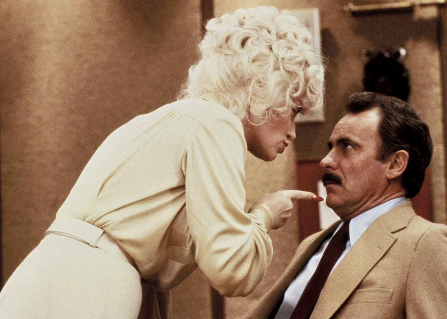 Dolly Parton and Dabney Coleman in "9 to 5"