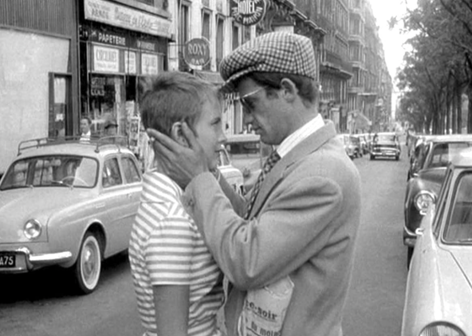 Jean-Paul Belmondo and Jean Seberg in "Breathless"