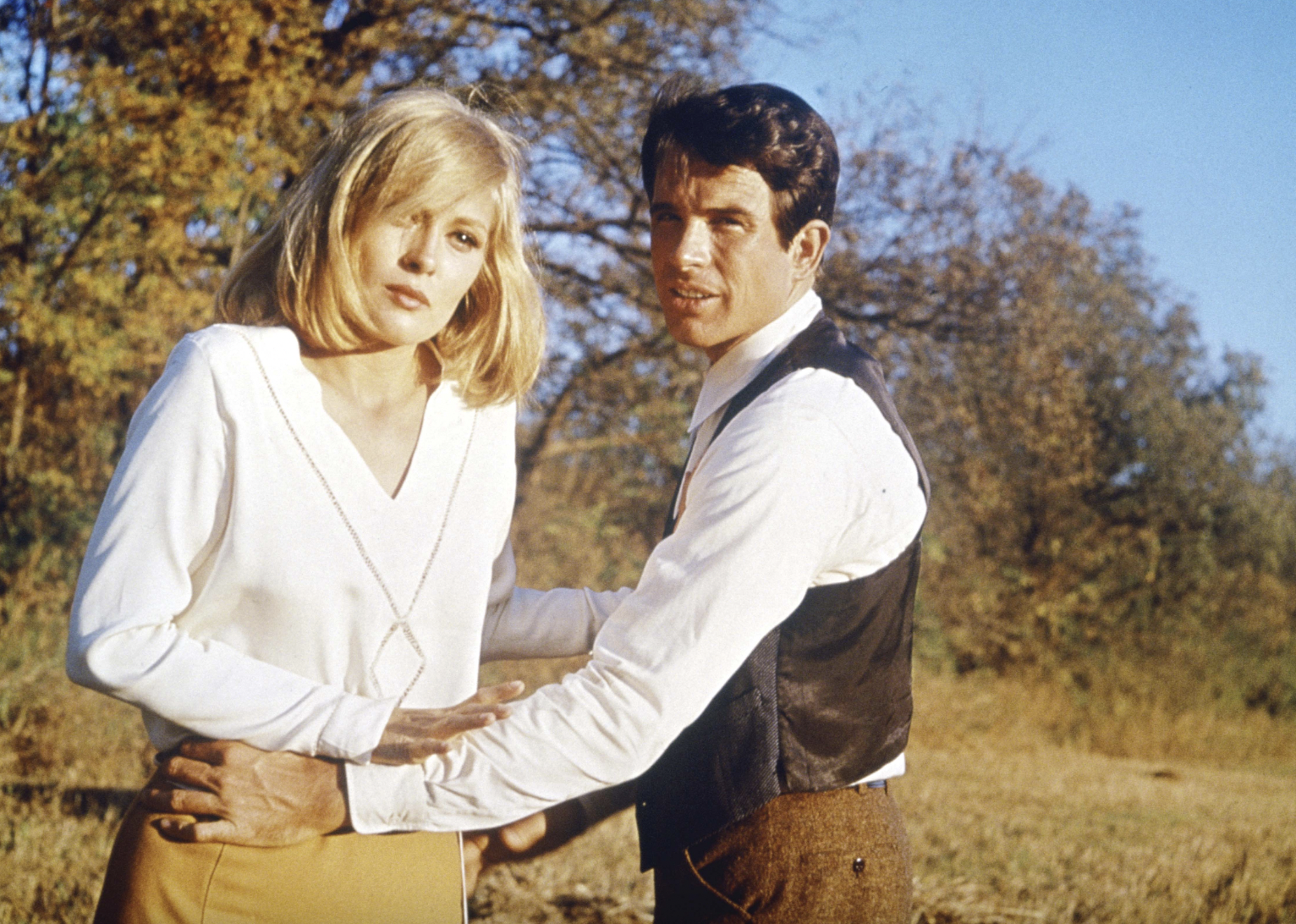 Warren Beatty and Faye Dunaway in "Bonnie and Clyde"