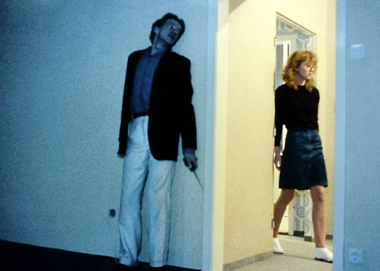 Erwin Leder and Silvia Ryder in "Angst"