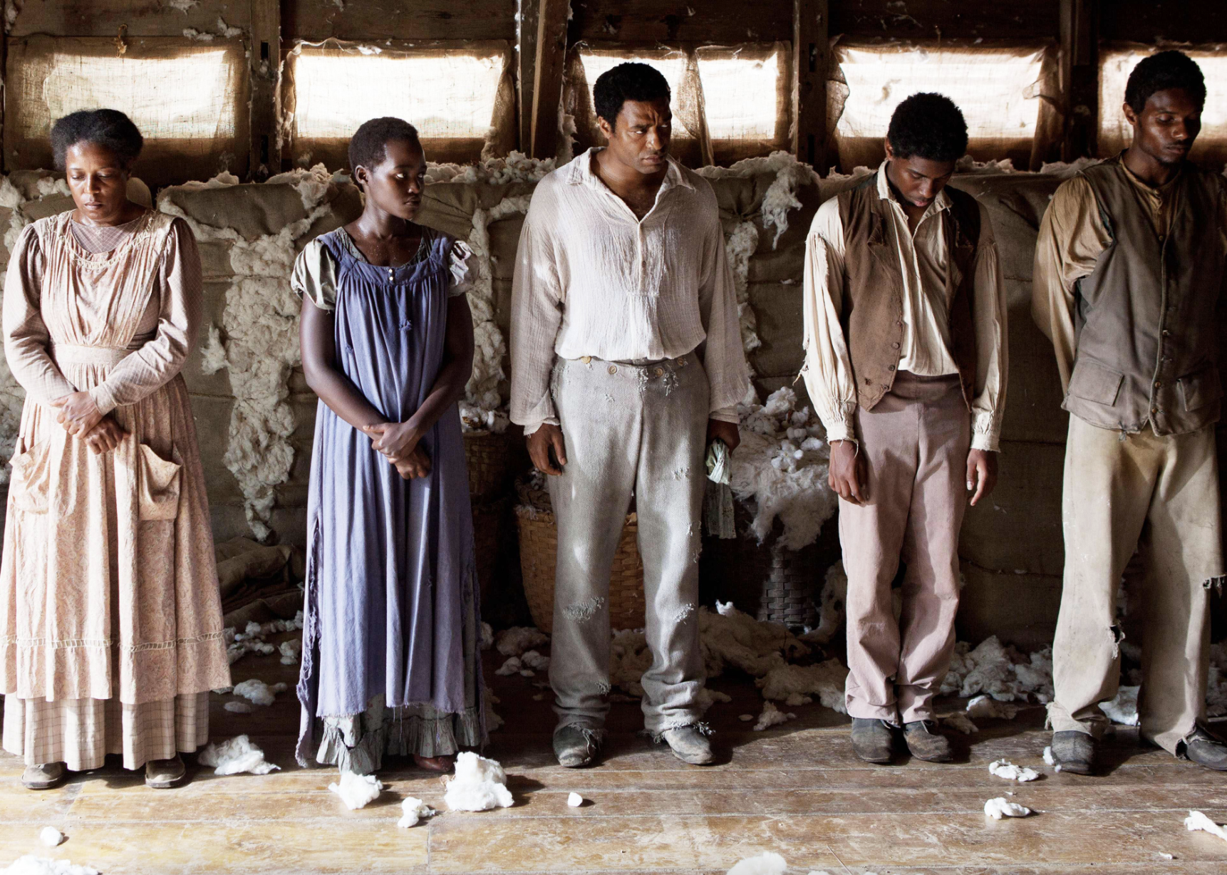 Chiwetel Ejiofor and Lupita Nyong'o in "12 Years a Slave"