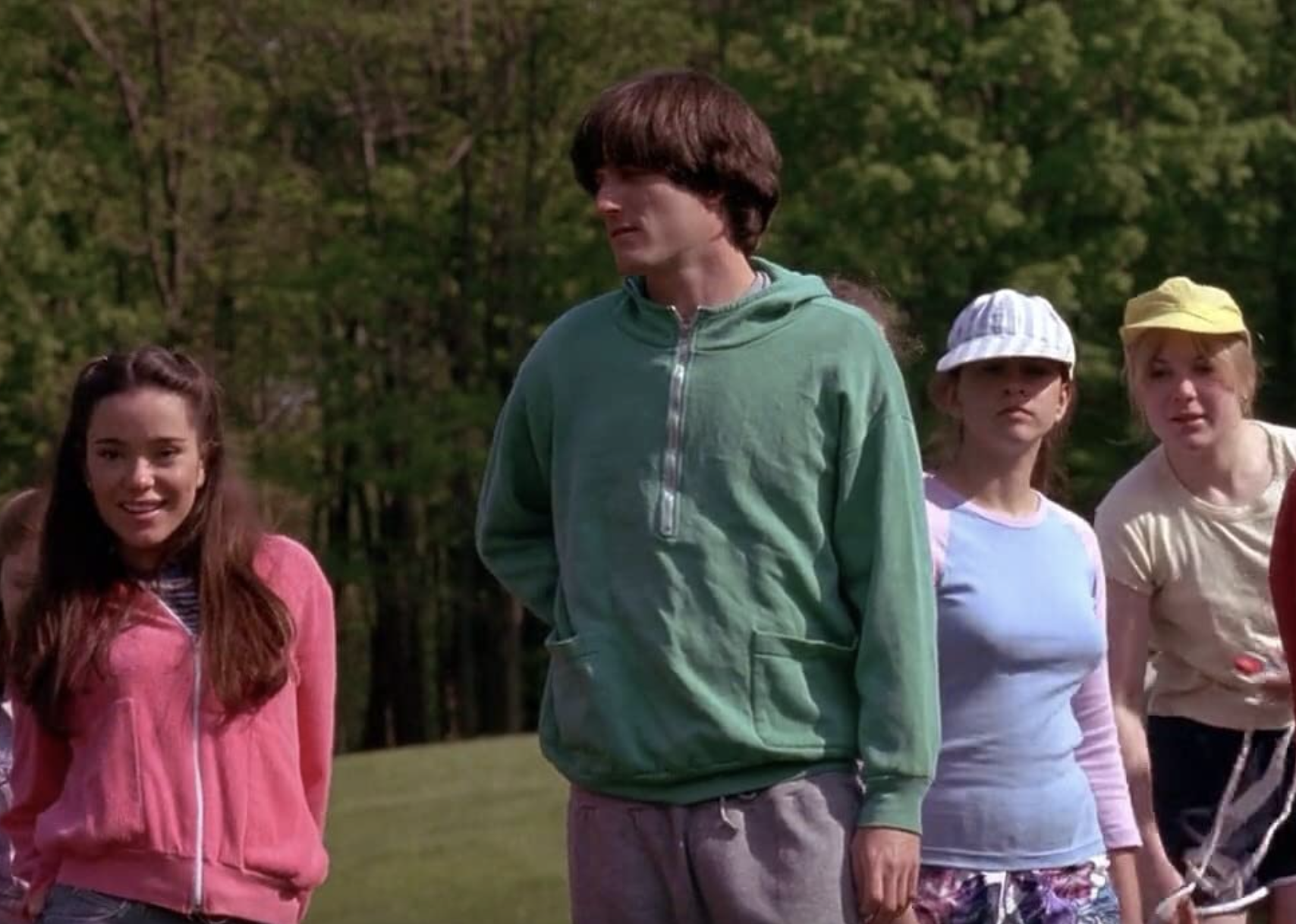 Marguerite Moreau and Michael Showalter in "Wet Hot American Summer"