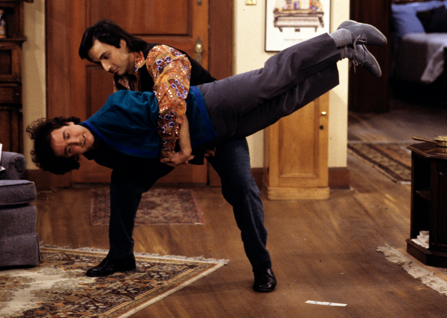 Bronson Pinchot and Mark Linn-Baker in "Perfect Strangers"