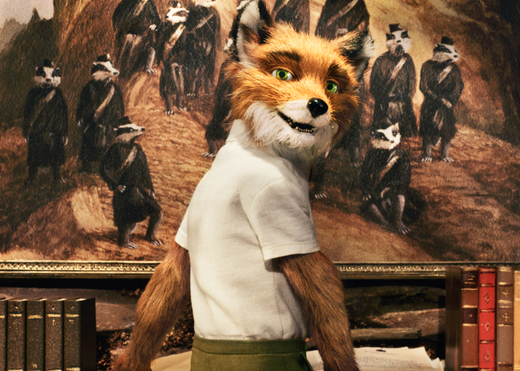 A scene with George Clooney's character in "Fantastic Mr. Fox"