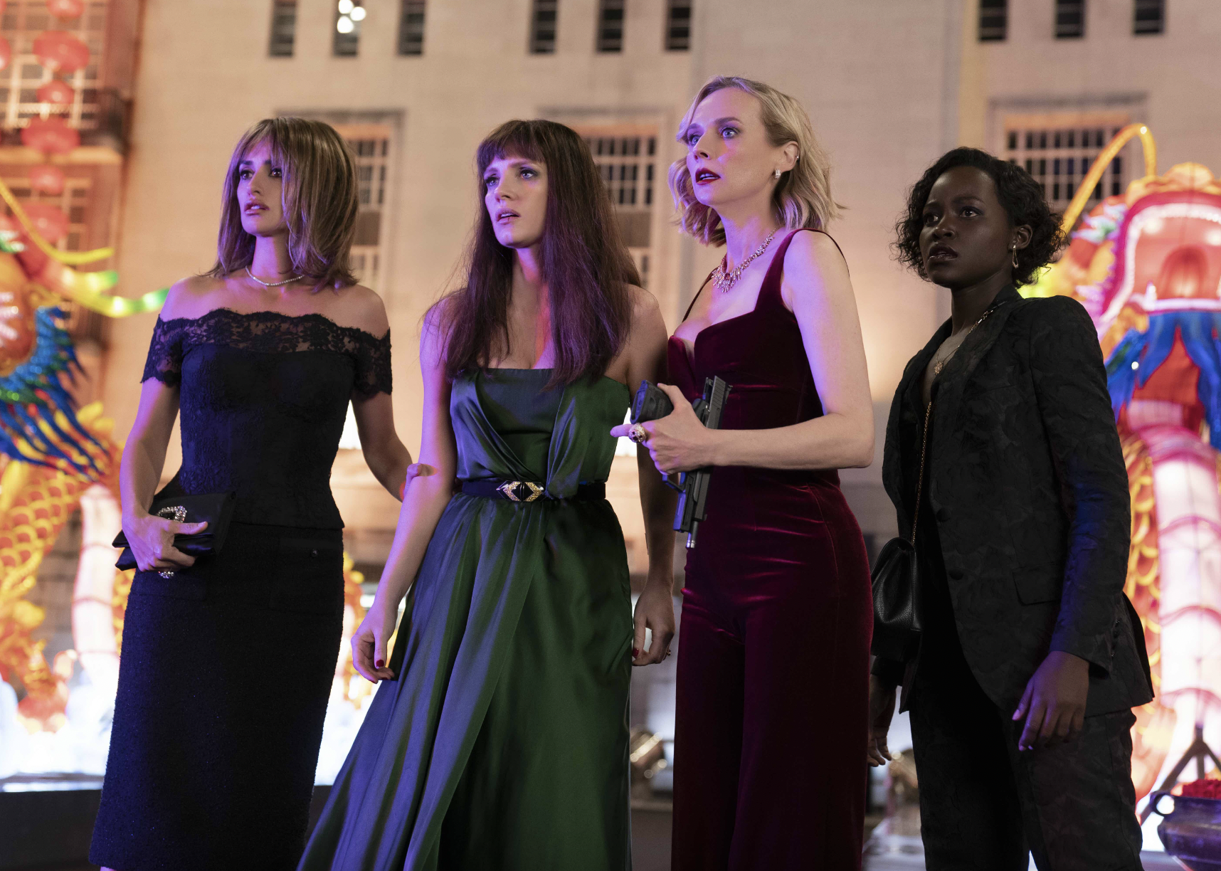 Penélope Cruz, Diane Kruger, Jessica Chastain, and Lupita Nyong'o in "The 355"