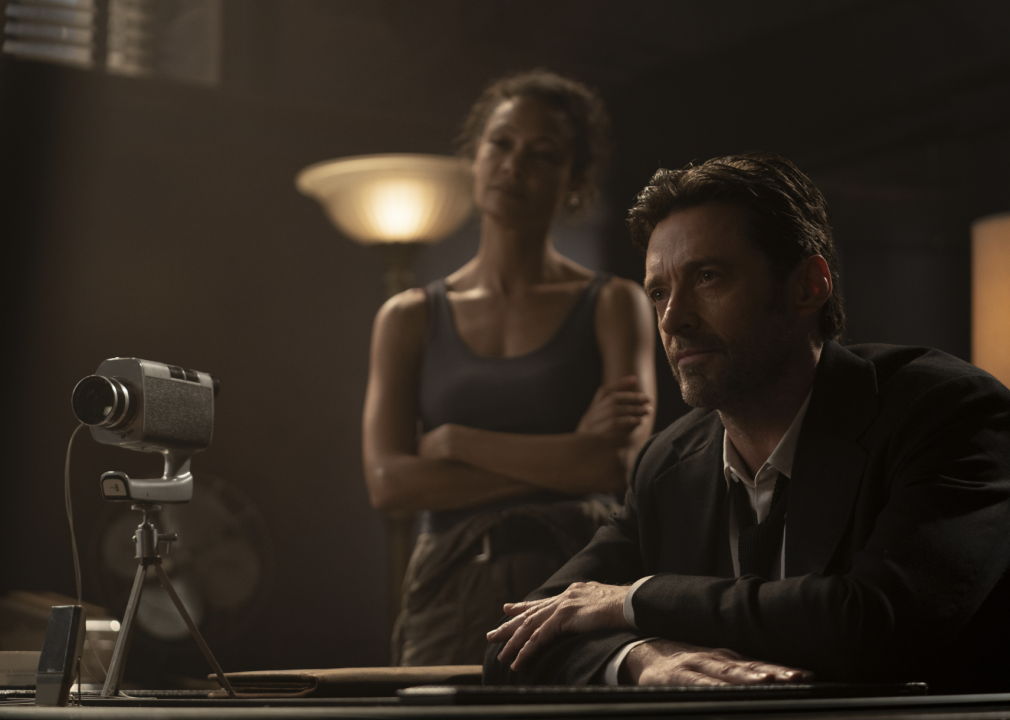 Hugh Jackman and Thandiwe Newton in “Reminiscence