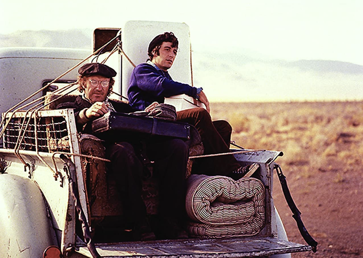 Al Pacino and Gene Hackman in "Scarecrow".