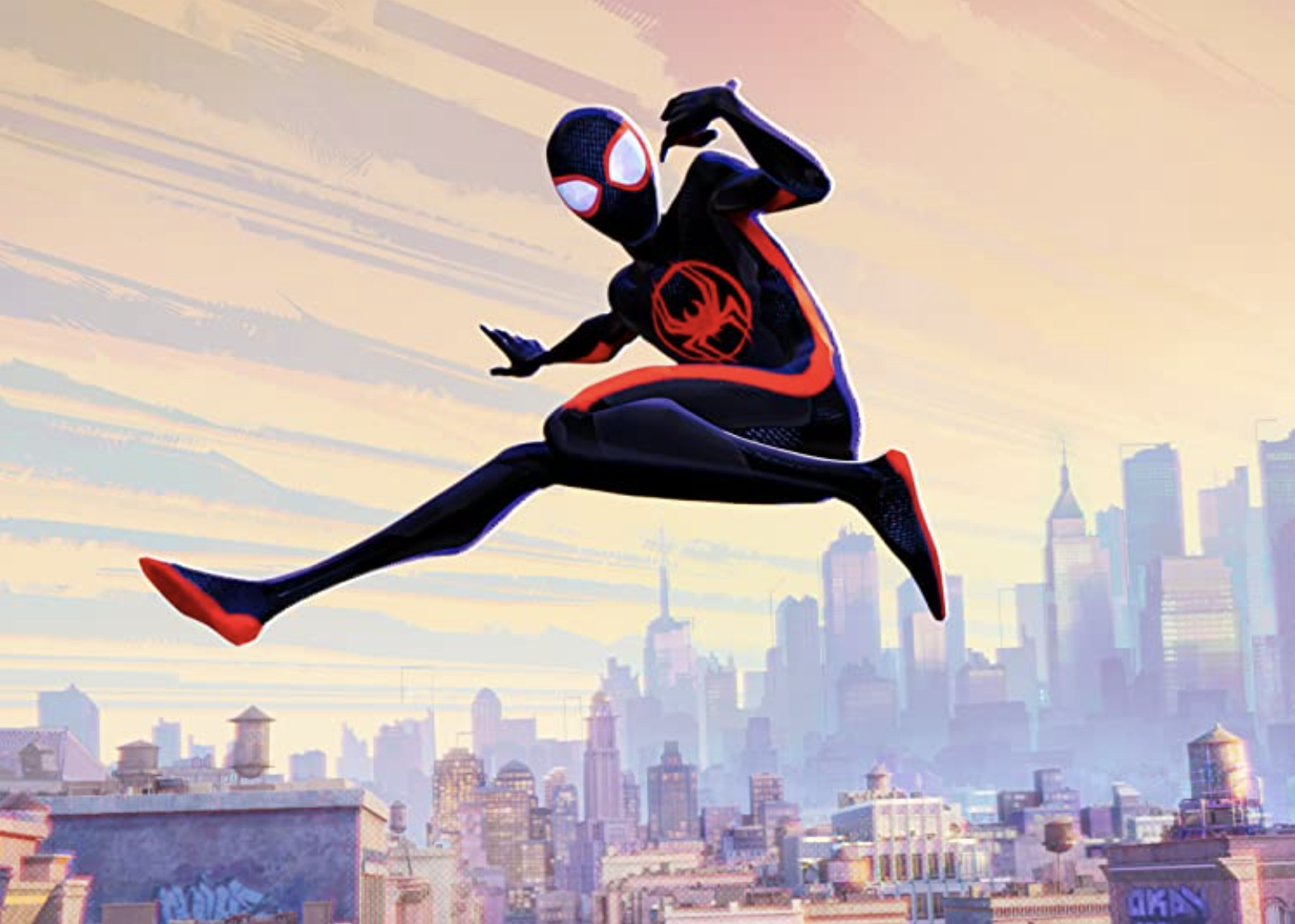 Shameik Moore's character in "Spider-Man: Across the Spider-Verse".