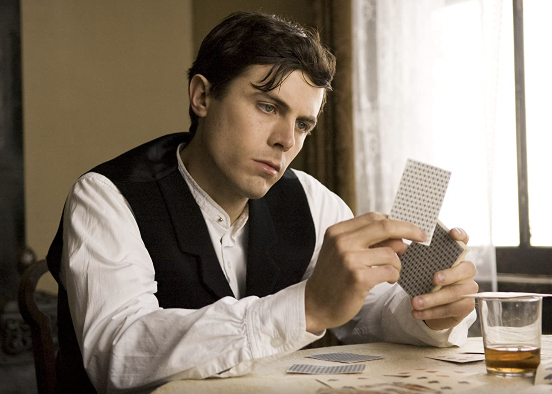 Casey Affleck in "The Assassination of Jesse James by the Coward Robert Ford".