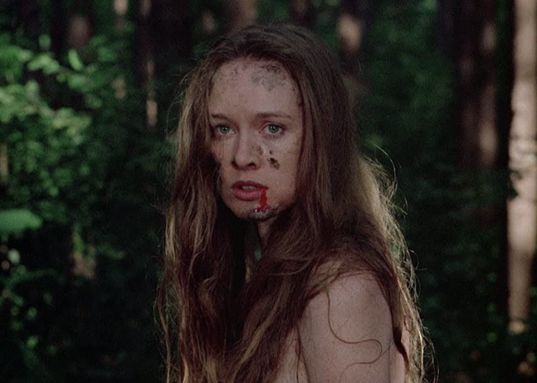 Camille Keaton in "I Spit on Your Grave".