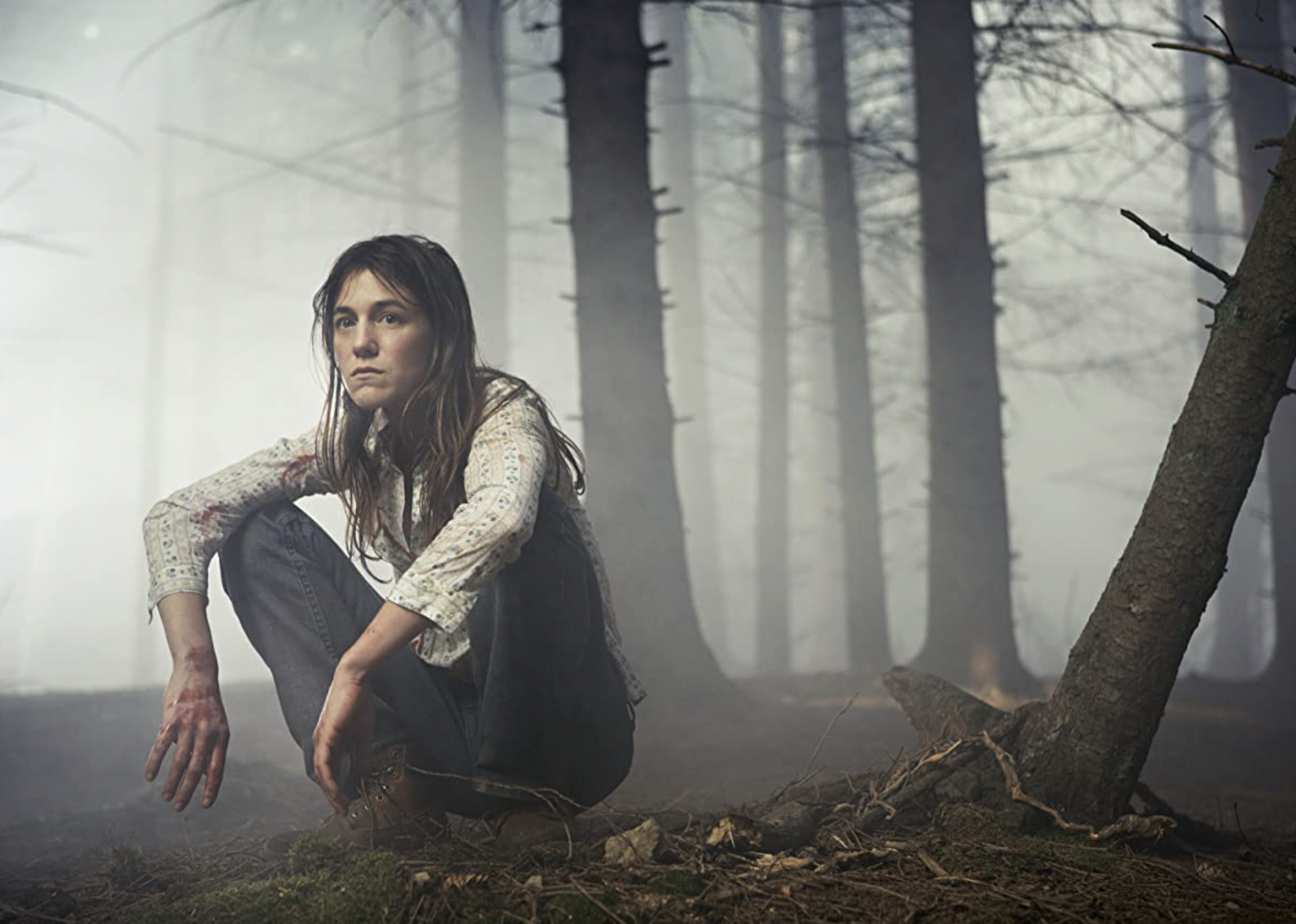 Charlotte Gainsbourg in a scene from "Antichrist".
