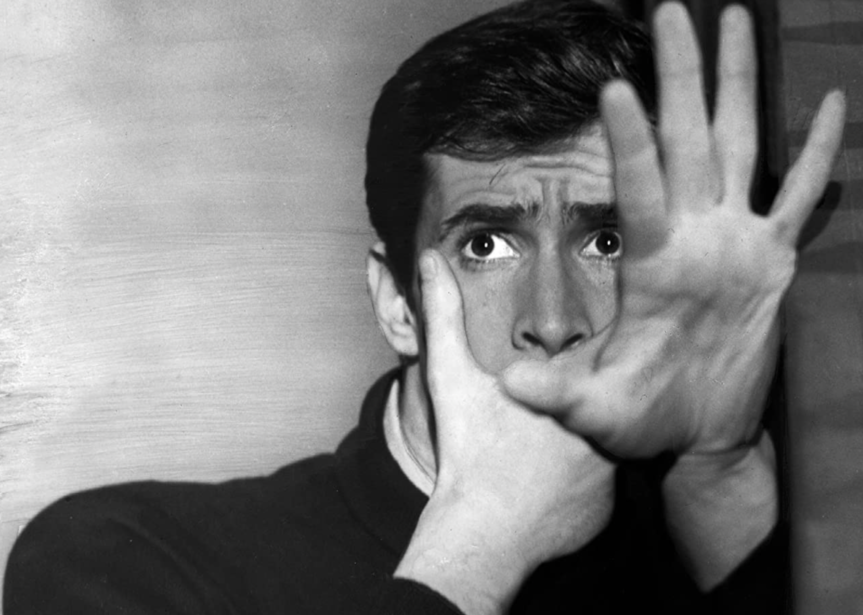 Anthony Perkins in a scene from the movie "Psycho."
