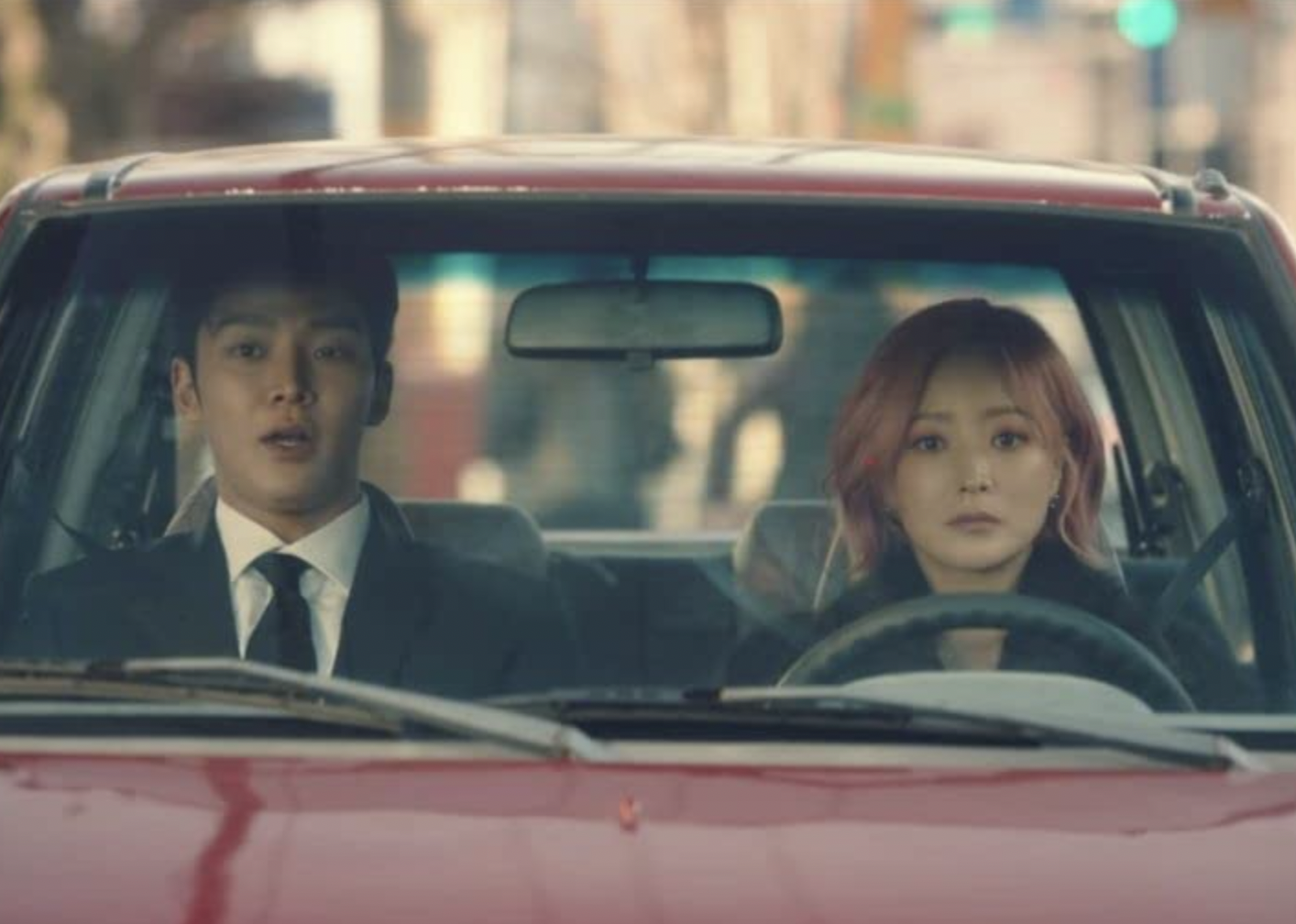 Kim Hee-seon and Kim Ro Woon in a scene from "Tomorrow".