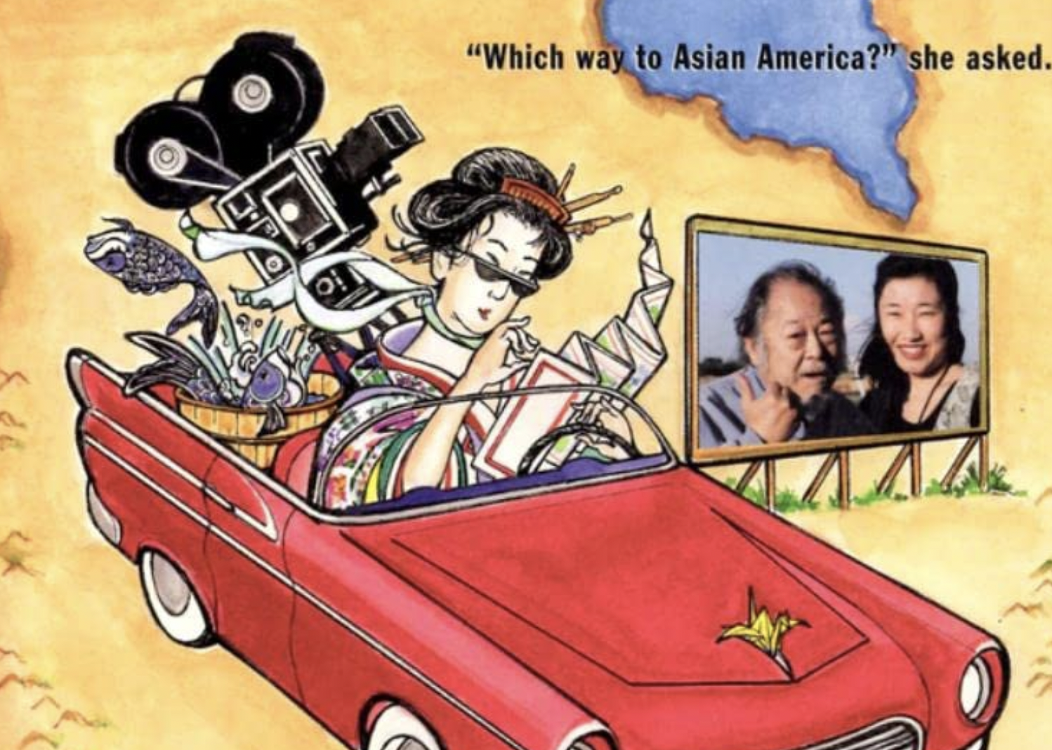 "My America… or Honk If You Love Buddha" promotional poster.