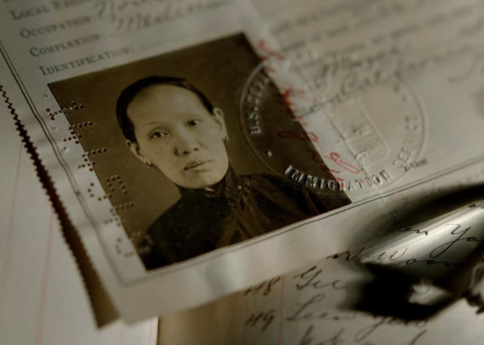 A scene from the film "The Chinese Exclusion Act."
