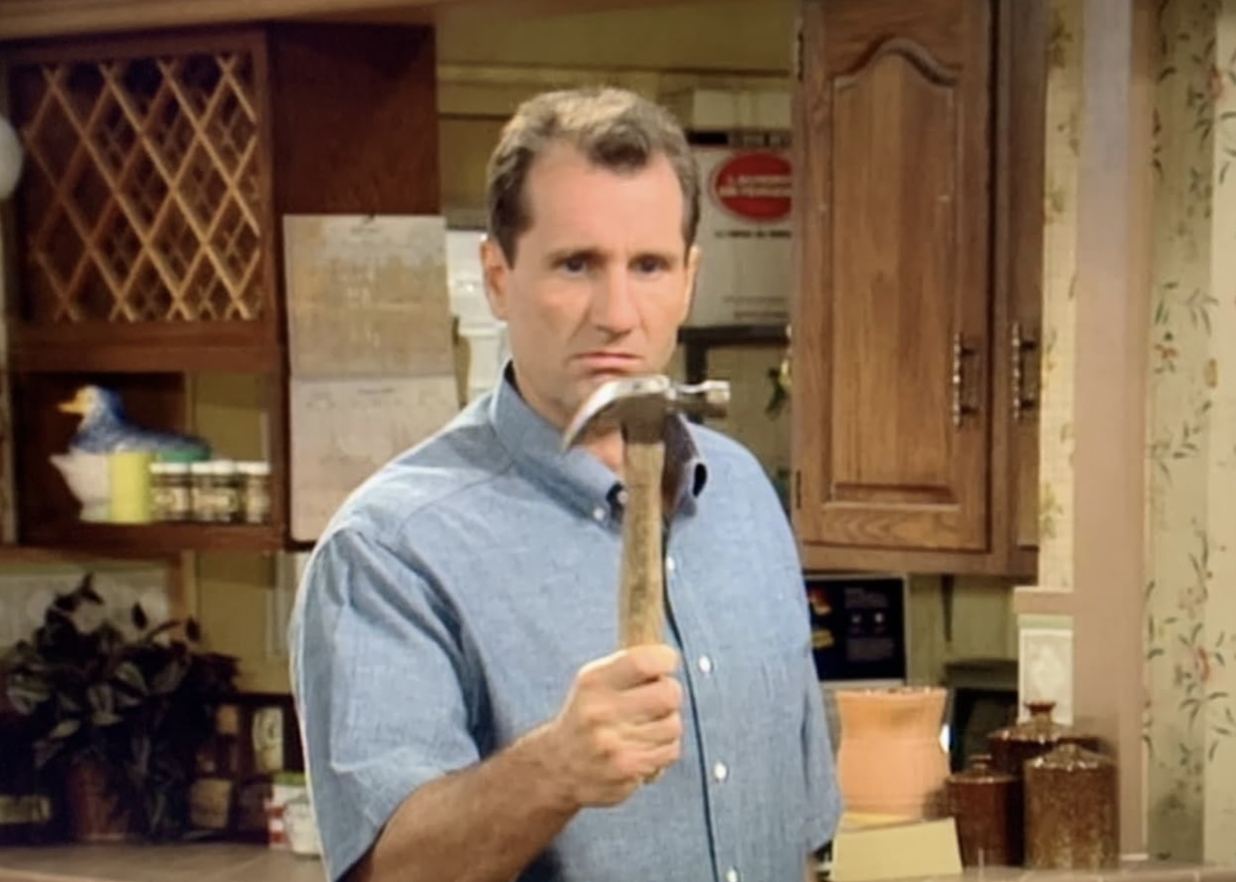 Ed O'Neill in a scene from "Married... with Children".