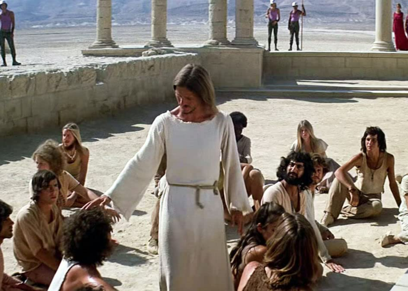 Ted Neeley in a scene from "Jesus Christ Superstar".