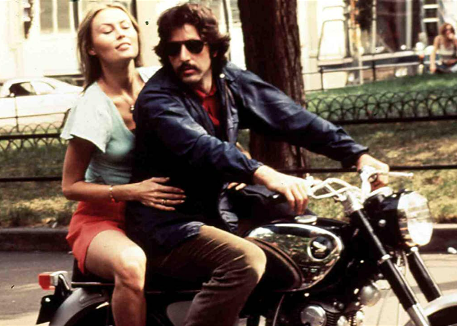Al Pacino and Cornelia Sharpe in a scene from "Serpico".