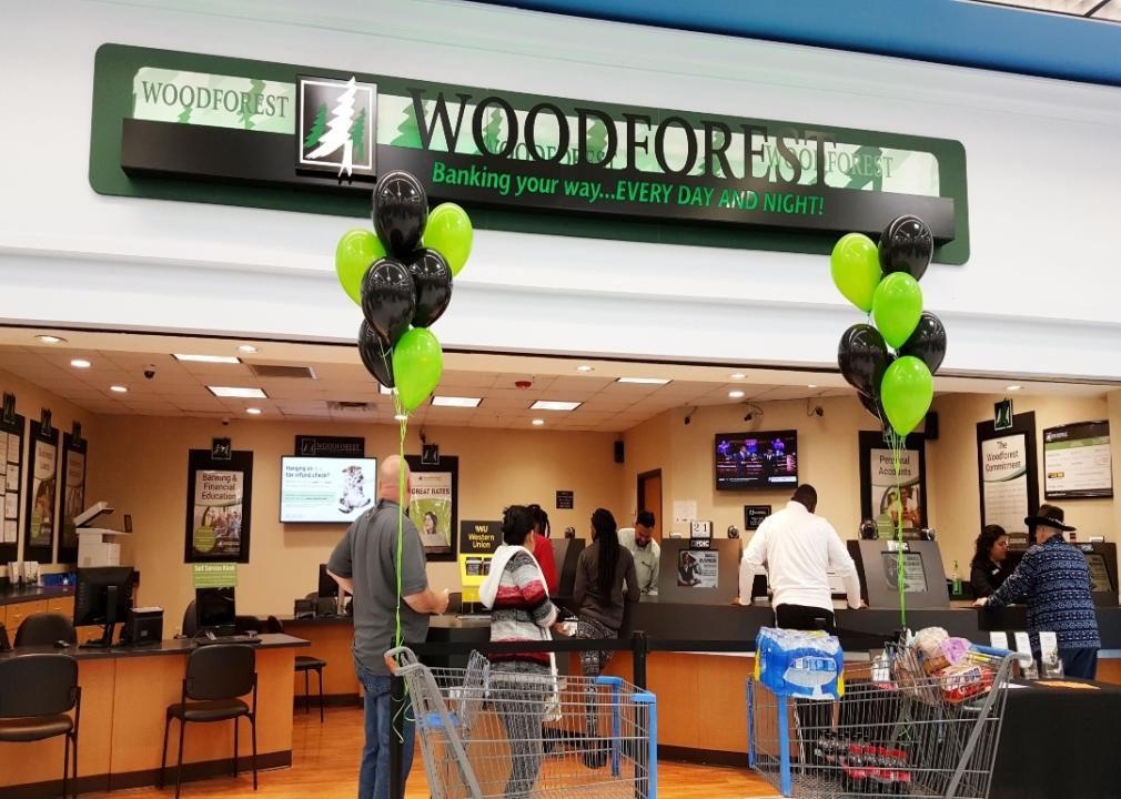 A Woodforest Bank in Houston, Texas.