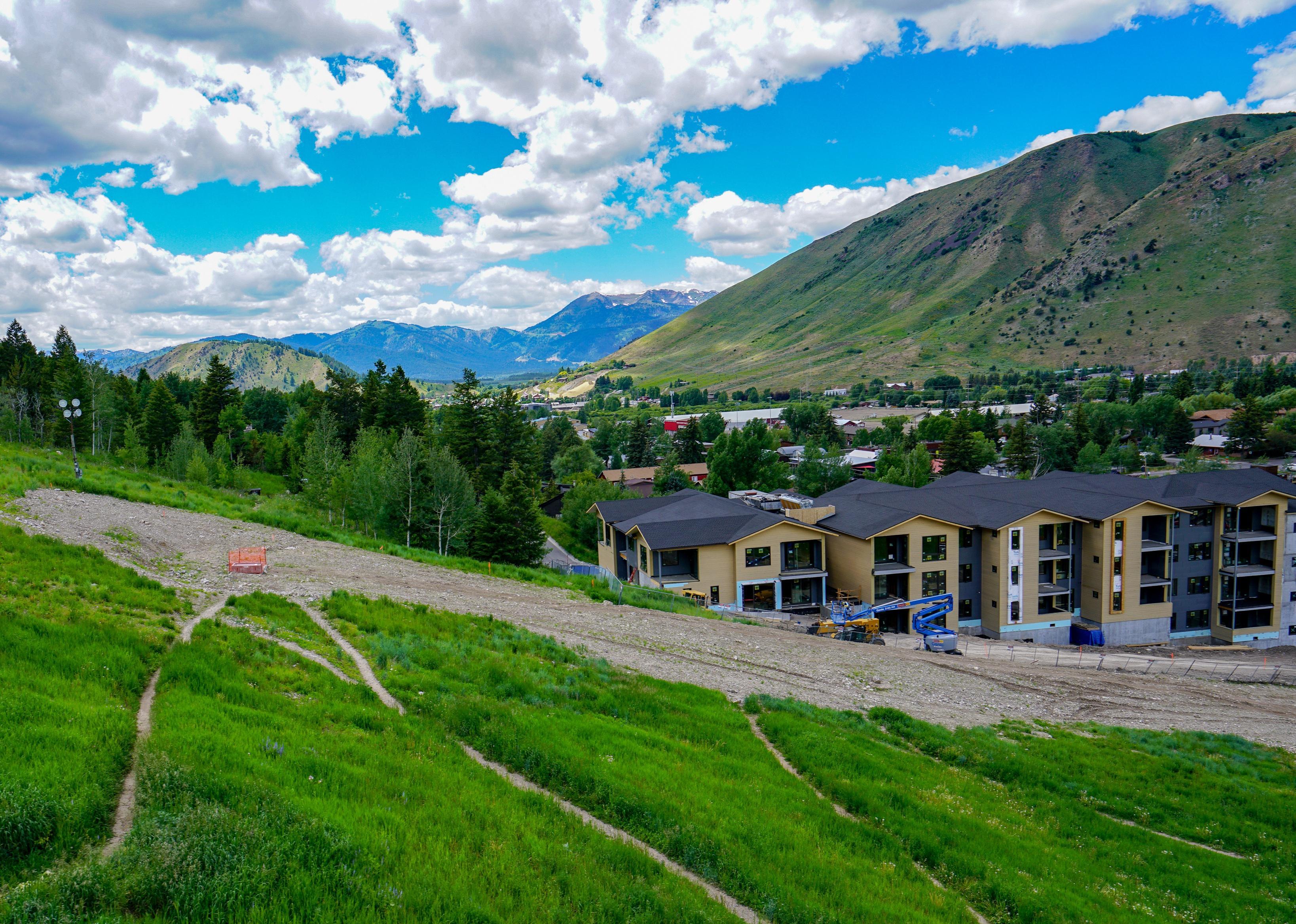 A scenic view of Jackson, Wyoming.