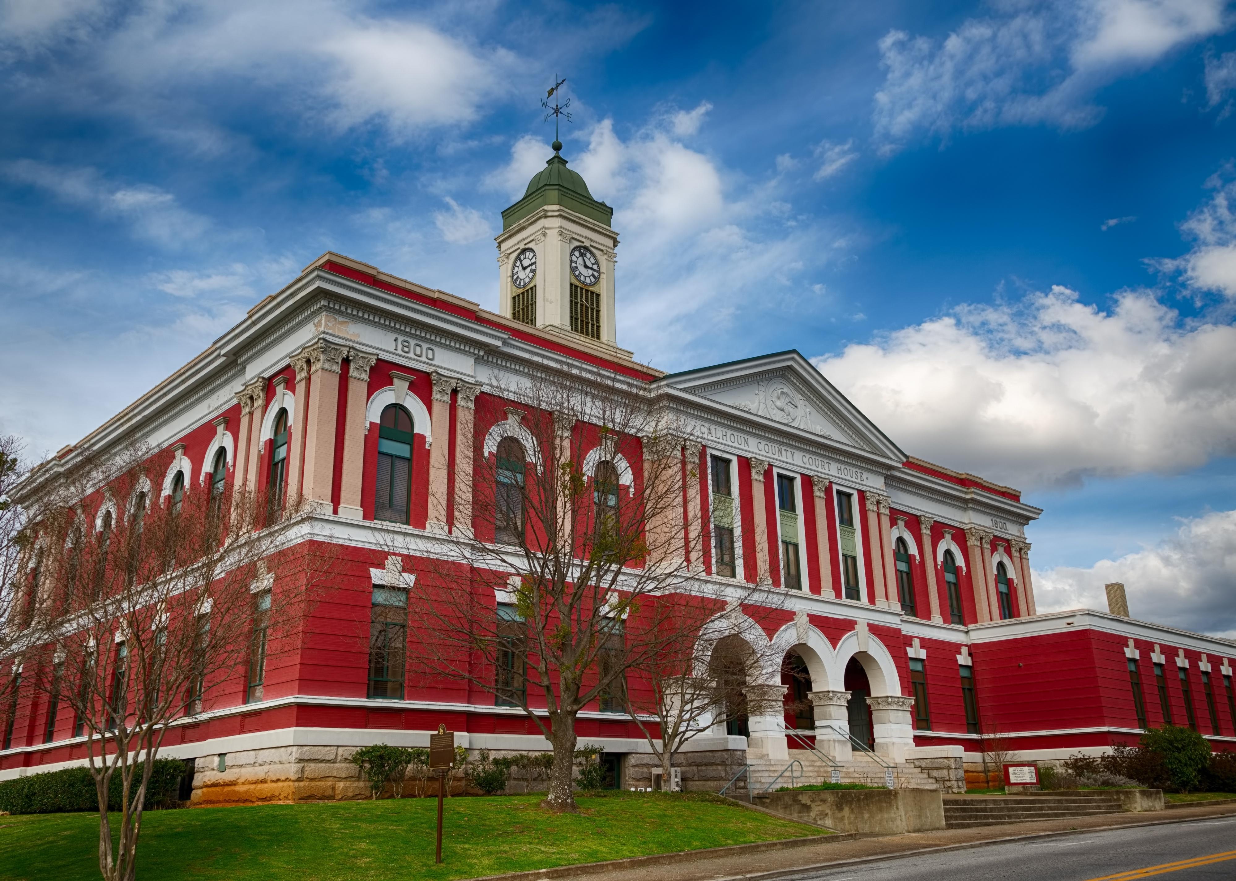 Historic Calhoun County Courthouse in Anniston.