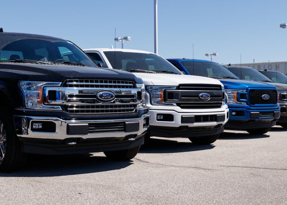 Ford car and truck dealership.