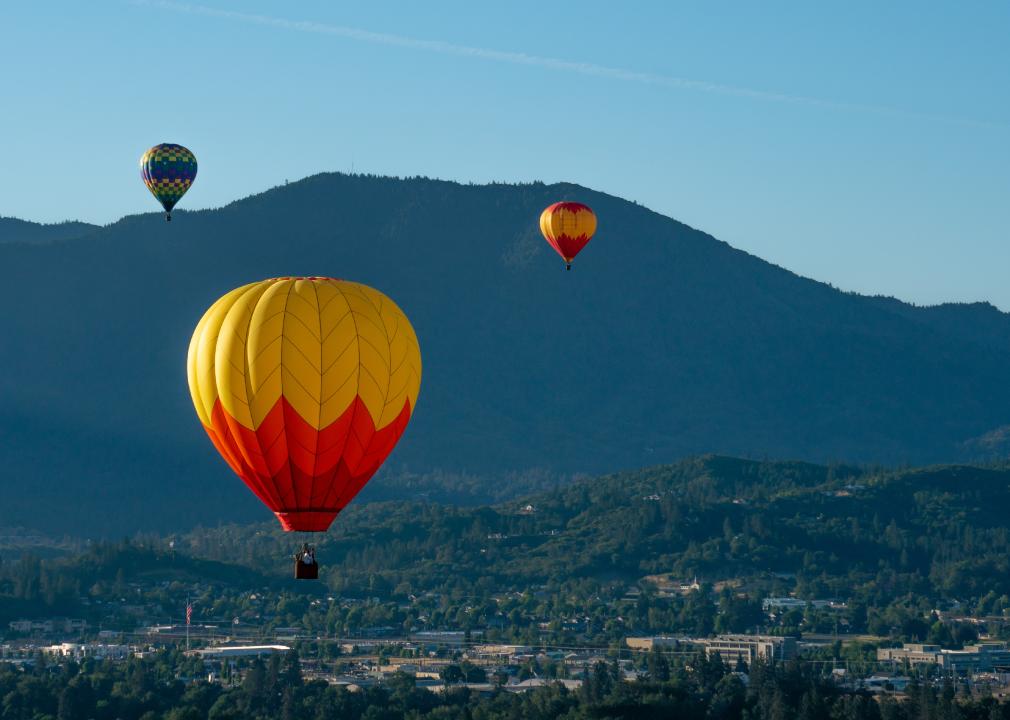 Balloon and kite festival in Grants Pass, Oregon